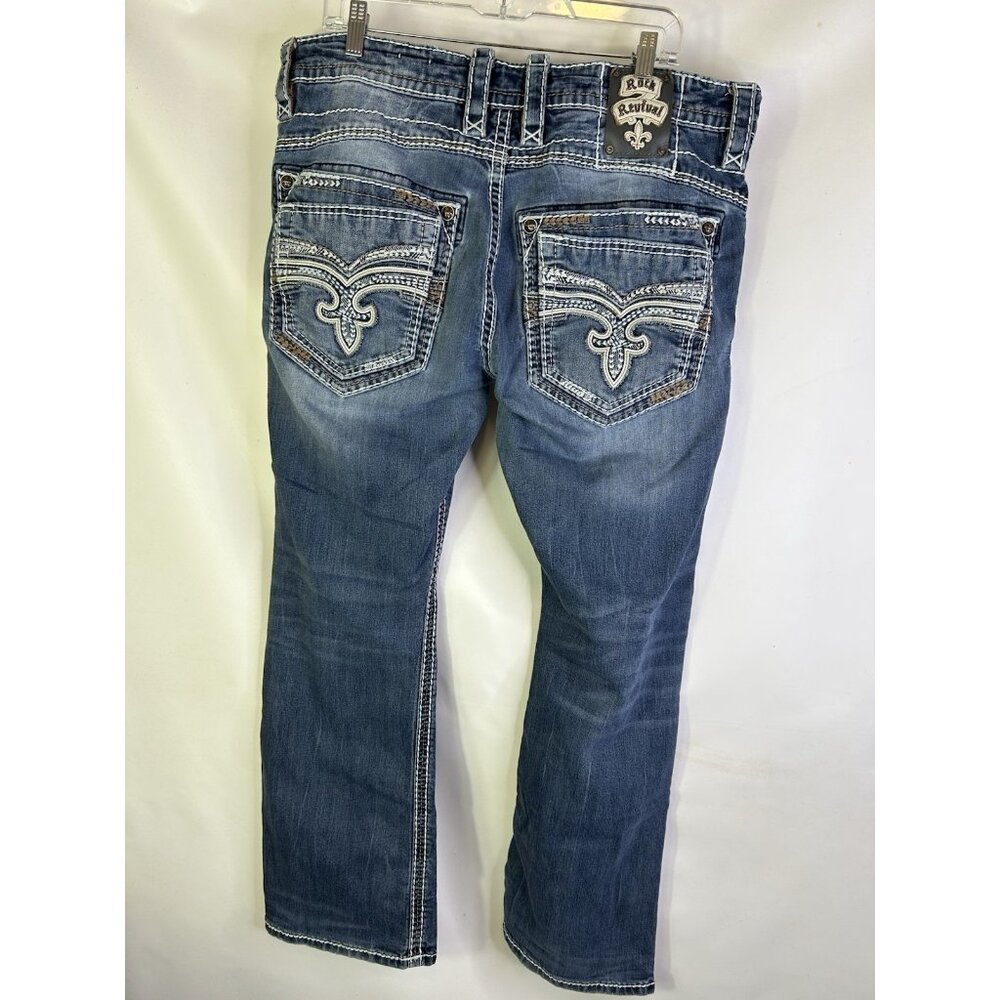 Rock Revival Hobert Bootcut Thick Stitched Embell… - image 7